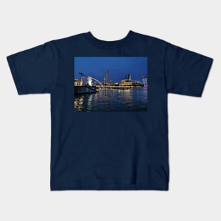 Singapore night view Kids T-Shirt